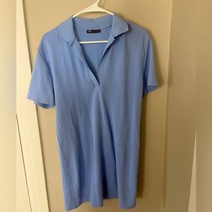 Light blue Zara collar dress